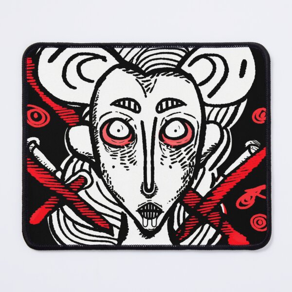 Item preview, shocked - red graphic design portrait designed and sold by Productsbane.