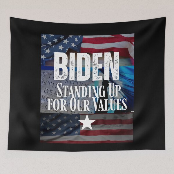 Item preview, Biden Standing For Values Vote Democratic Political Design designed and sold by EarthArtDesigns.