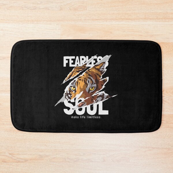 Item preview, tiger head, fearless soul, tiger head ripped off designed and sold by GreyStanzione1.