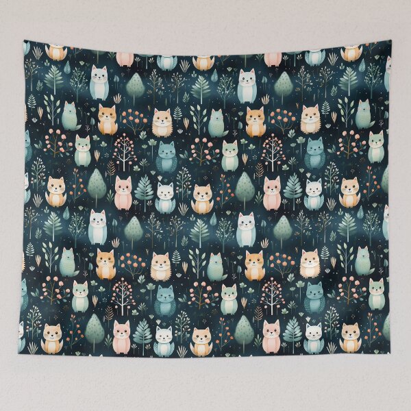 Item preview, Cat in the wonderland  designed and sold by Paint U by Krisanee.