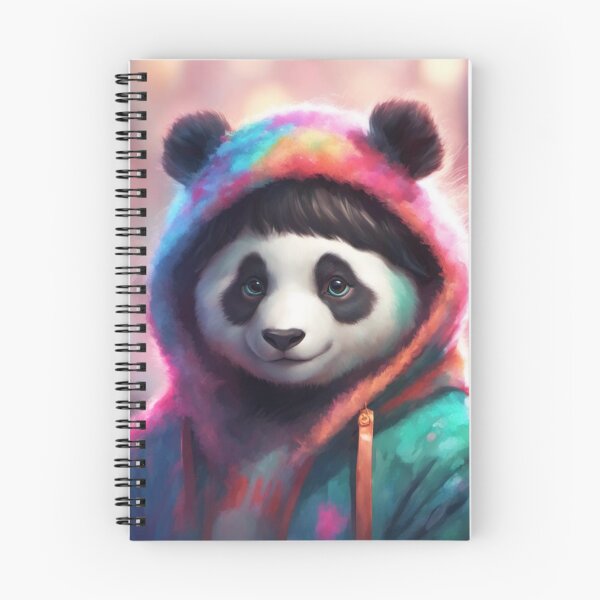 Item preview, Anamorphic Panda Wearing Hoodie designed and sold by Gabriela McDaniel.