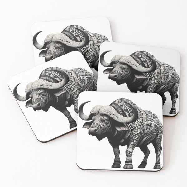Item preview, African Buffalo, Arte Mari designed and sold by ComputerContent.