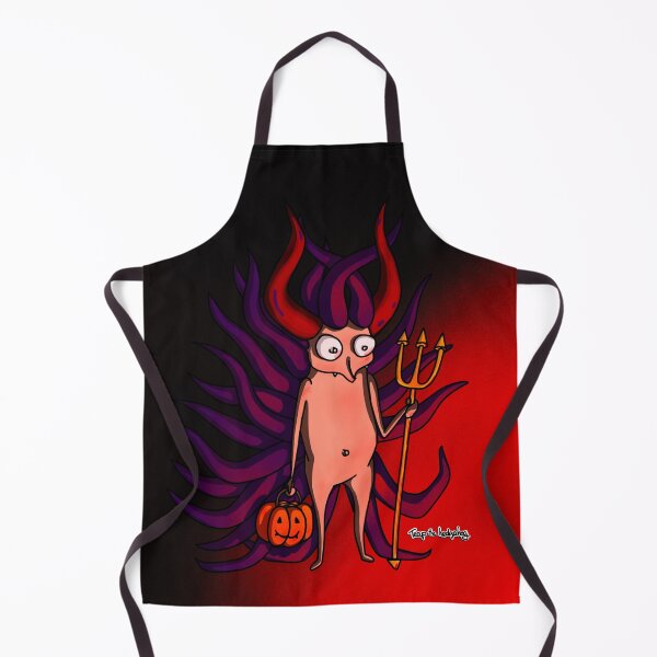 Aperçu de l'œuvre Piège le hérisson en costume du diable avec fond créée et vendue par ArtBySigita.