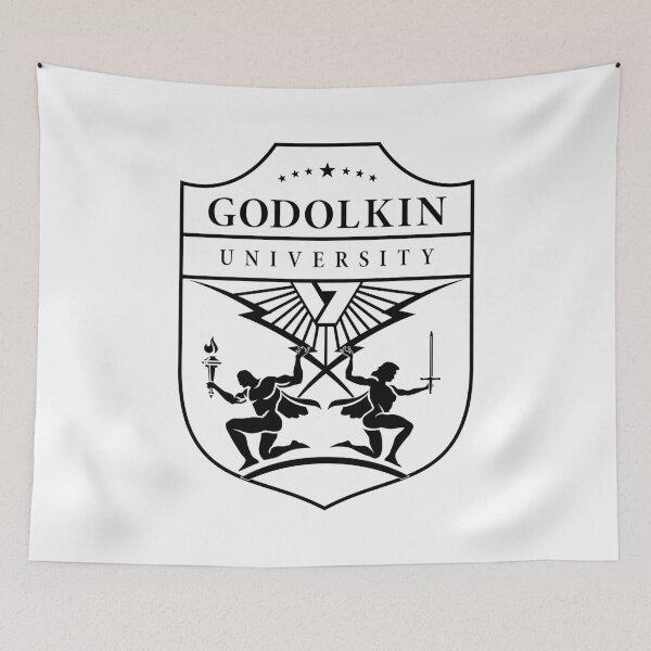 Item preview, GODOLKIN UNIVERSITY logo Black designed and sold by JCBA.