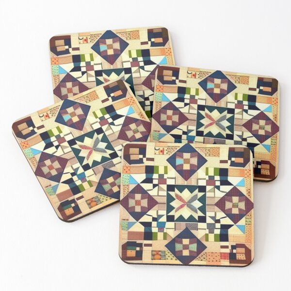 Item preview, Vintage Patchwork quilt  designed and sold by Roxburylane.