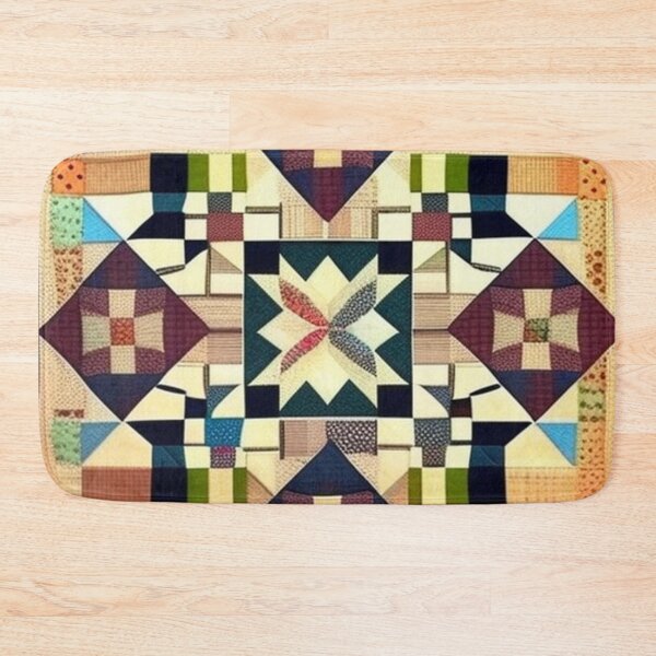 Item preview, Vintage Patchwork quilt  designed and sold by Roxburylane.