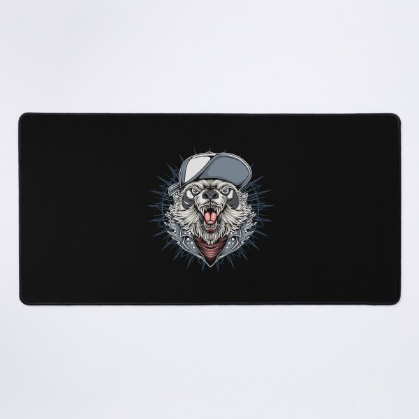 Item preview, panda punker band, panda wearing trucker hat, panda head designed and sold by GreyStanzione1.