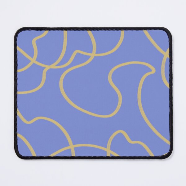 Item preview, Line Art: Gold on Blue designed and sold by DanielleGensler.