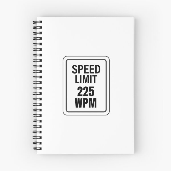 Item preview, Court Reporter Stenographer Speed Limit 225 WPM Sign designed and sold by Neeshki.