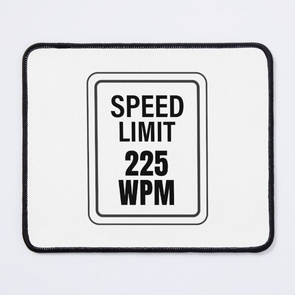 Item preview, Court Reporter Stenographer Speed Limit 225 WPM Sign designed and sold by Neeshki.