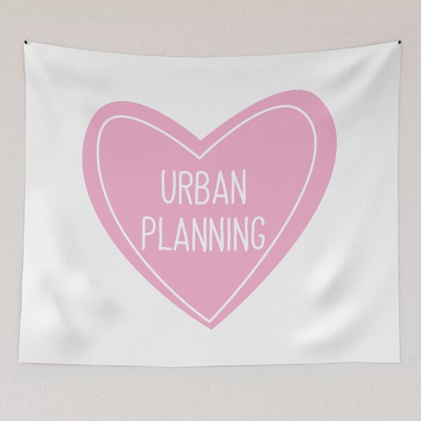 Item preview, Urban Planning Heart designed and sold by teesaurus.
