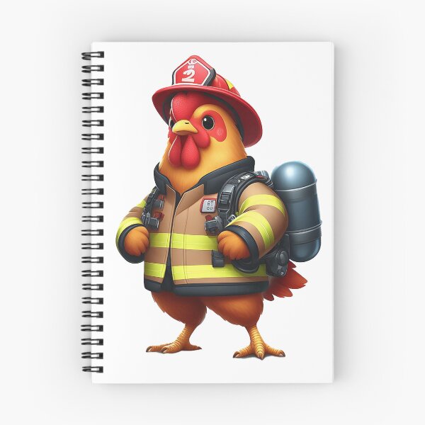 Item preview, Fancy Hero Chicken: The World's Firefighter in the Body of a Chicken!" designed and sold by TRONBOY.