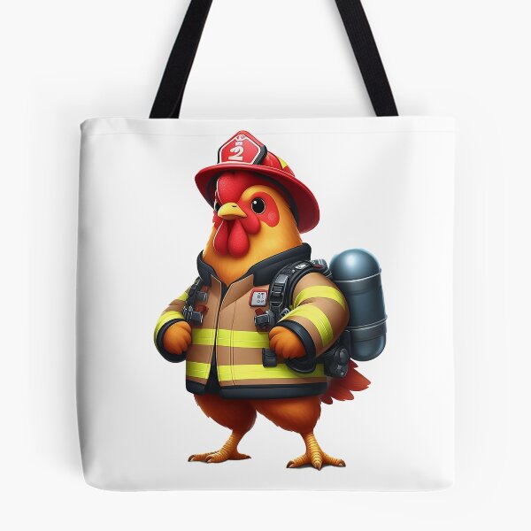 Item preview, Fancy Hero Chicken: The World's Firefighter in the Body of a Chicken!" designed and sold by TRONBOY.