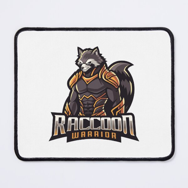 Item preview, raccoon warrior, muscle raccoon warrior, strong raccoon warrior designed and sold by GreyStanzione1.