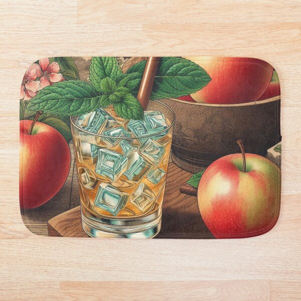Item preview, Julepe de manzana y menta, ukiyo-e japonés designed and sold by ComputerContent.