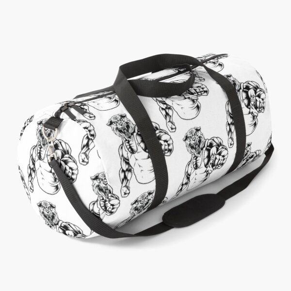 Item preview, Strong tiger, Gym tiger, black and white muscle tiger designed and sold by GreyStanzione1.