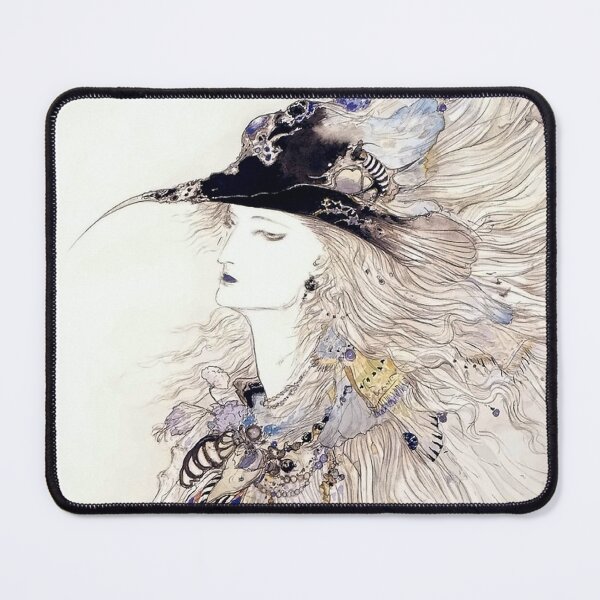 Item preview, Yoshitaka Amano - Girl with a Hat designed and sold by LovableObjects.