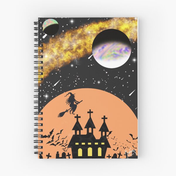 Item preview, Haunted house and big orange moon. designed and sold by Big-Dave-4967.