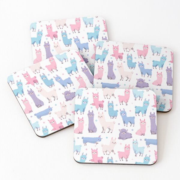 Item preview, Pastel Coloured Llamas / Alpacas designed and sold by MoasisArt.