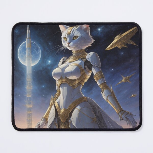 Item preview, she stands watch outside her holy tower designed and sold by MidknightBpaw.
