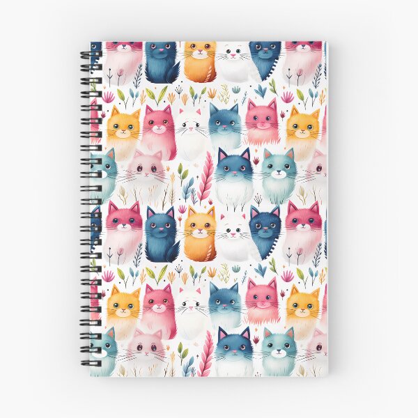 Item preview, Cute cat seamless patterns  designed and sold by Paint U by Krisanee.