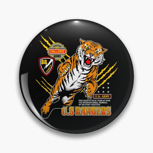 Item preview, strong tiger, tiger jumping, tiger us ranger designed and sold by GreyStanzione1.