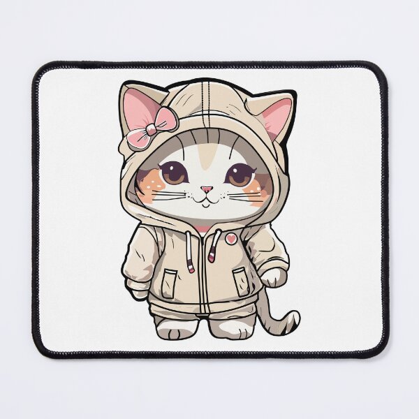 Item preview, Kawaii Cat Outfit Winter Fashion designed and sold by DavidCreator.