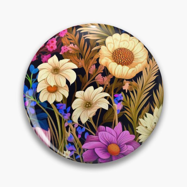 Item preview, Crafted Vistas: A Tapestry of Diverse Blooming Fields and Wildflowers designed and sold by Nikkitekoa22.