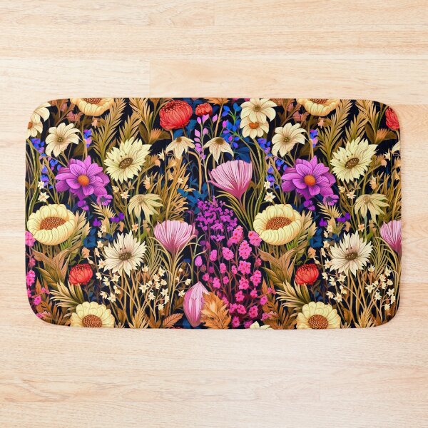 Item preview, Crafted Vistas: A Tapestry of Diverse Blooming Fields and Wildflowers designed and sold by Nikkitekoa22.