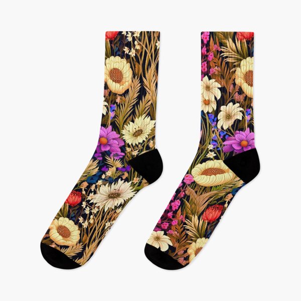 Item preview, Crafted Vistas: A Tapestry of Diverse Blooming Fields and Wildflowers designed and sold by Nikkitekoa22.