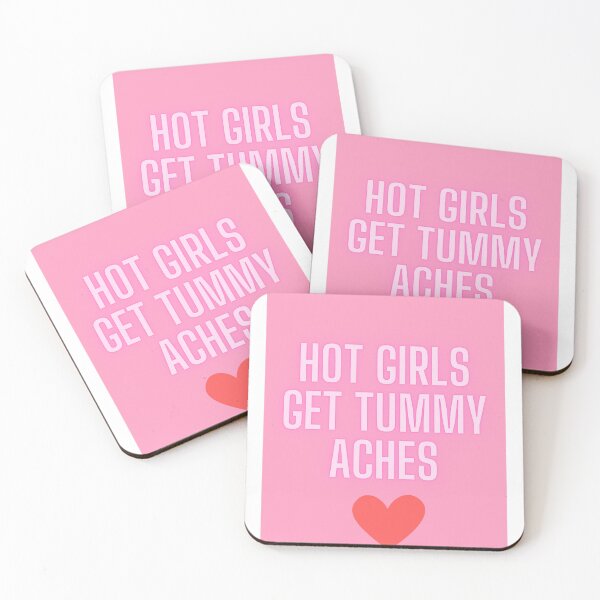Item preview, hot girls get tummy aches <3 designed and sold by jade-pothos-art.
