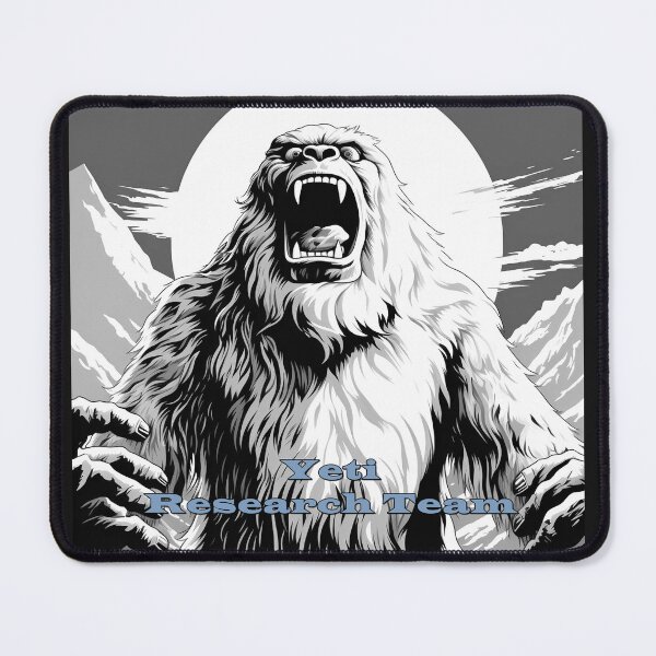 Item preview, Yeti Research Team Retro Vintage in Black & White designed and sold by redstar19.