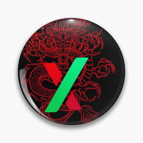 Item preview, PulseX Red Dragon - Crypto Logo designed and sold by GetCryptoSwag.