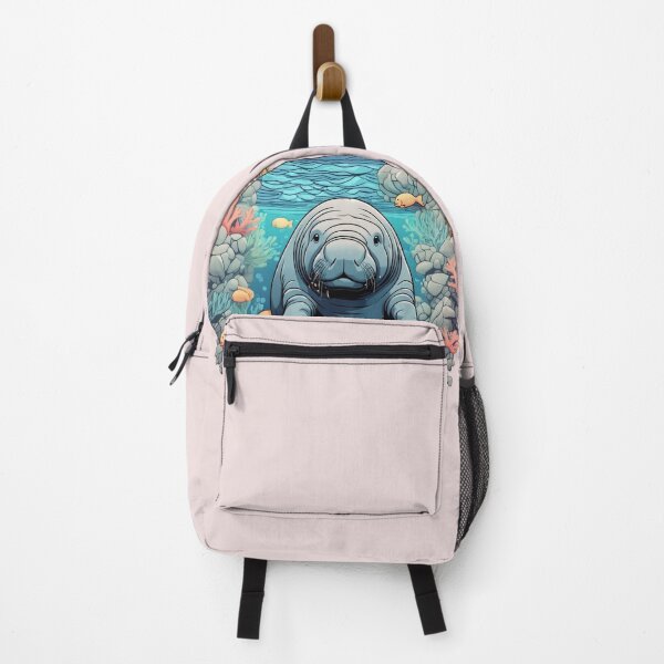Item preview, Manatee surrounded by corals designed and sold by WildStudiio.