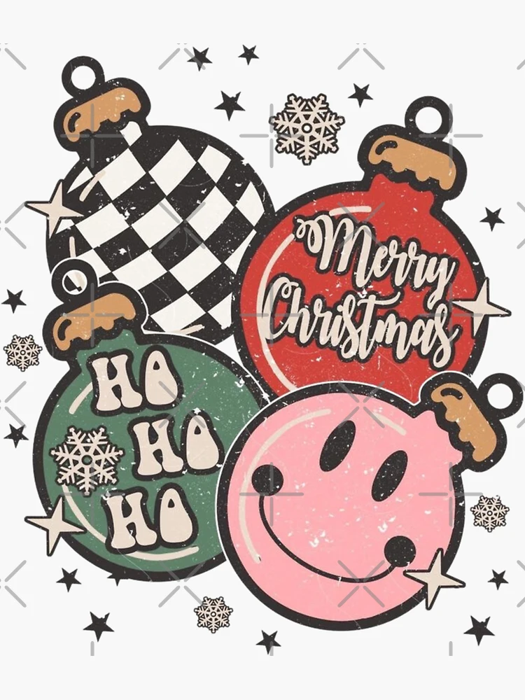 Vintage Christmas Sticker by Mo T - Pixels