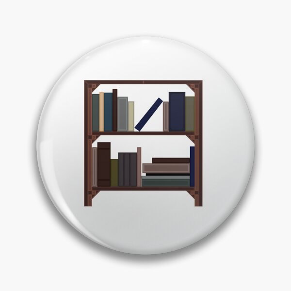 Item preview, pixel book shelf designed and sold by Sharmeson.