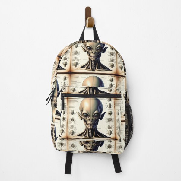 Item preview, Vintage alien anatomy diagram designed and sold by Roxburylane.