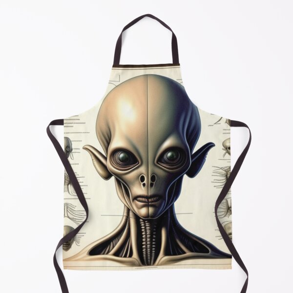 Item preview, Vintage alien anatomy diagram  designed and sold by Roxburylane.