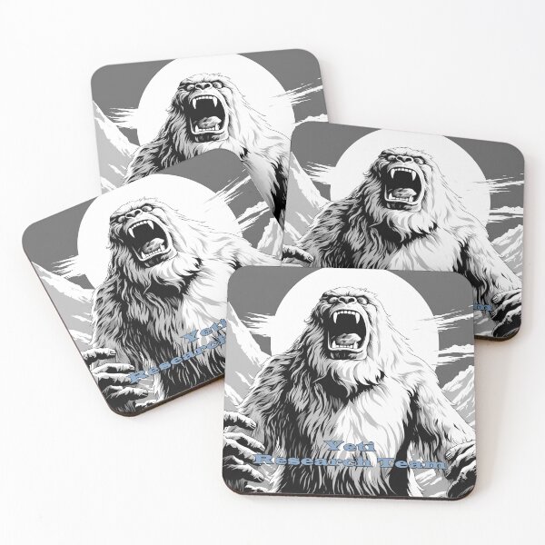 Item preview, Yeti Research Team Retro Vintage in Black & White designed and sold by redstar19.