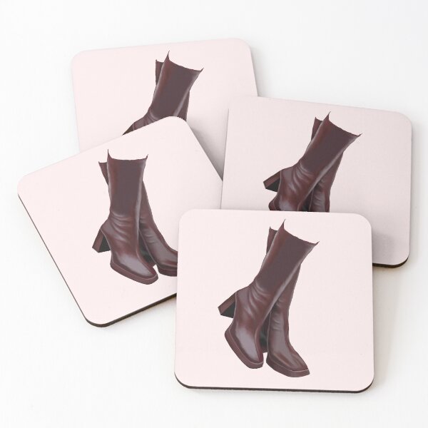 Item preview, Burgundy ankle boots art designed and sold by Agapeart111.