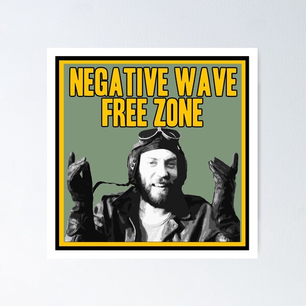 Item preview, Sgt Oddball Negative Wave Free Zone designed and sold by INFIDEL.