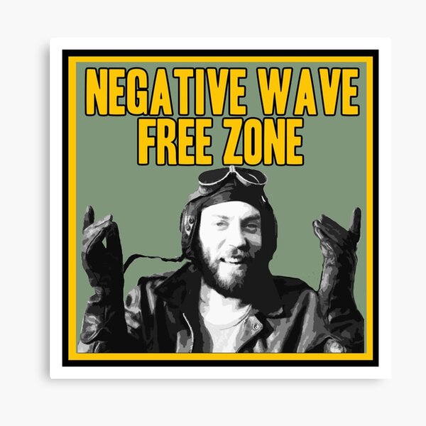 Item preview, Sgt Oddball Negative Wave Free Zone designed and sold by INFIDEL.
