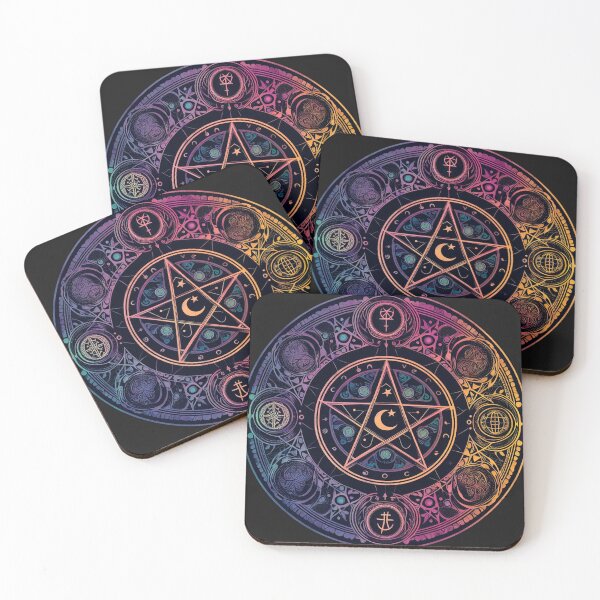 Item preview, Astral circle in gradient color cosimic inspired designed and sold by Wicc-a.