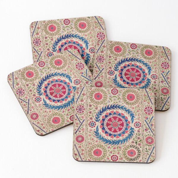 Item preview, Samarkand Suzani Uzbekistan Print designed and sold by Vicky Brago-Mitchell®.
