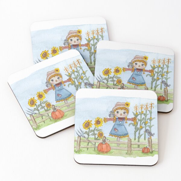 Item preview, Scarecrow Girl in Watercolor  designed and sold by KelsImpressions.