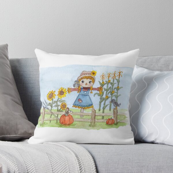 Item preview, Scarecrow Girl in Watercolor  designed and sold by KelsImpressions.