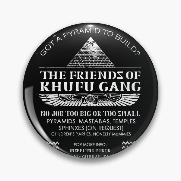 Item preview, FRIENDS OF KHUFU PYRAMID EGYPT WORKERS designed and sold by Madjack Tees Kiwi SuperStore.