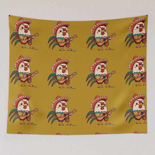 Item preview, Chicken in Mexican cowboy designed and sold by Rinohana.