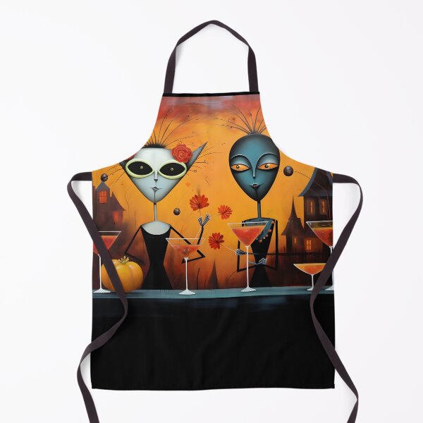 Item preview, Vibrant Potions- Spooky Cocktails Unleashed in Modern Abstract Splendor AI Generated designed and sold by OlfactoART Studio.