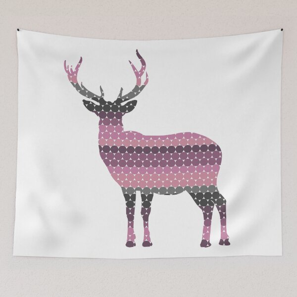 Item preview, Pink deer designed and sold by Ana Gorozpe.